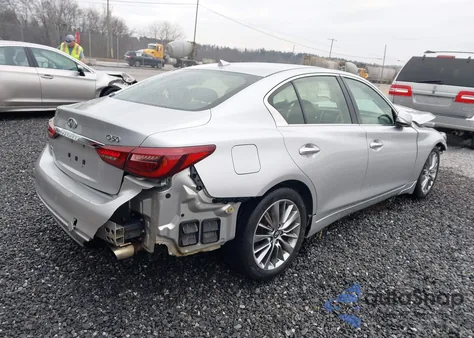 2018 Infiniti Q50 3.0T Luxe from USA, damaged, VIN JN1EV7AR7JM437763